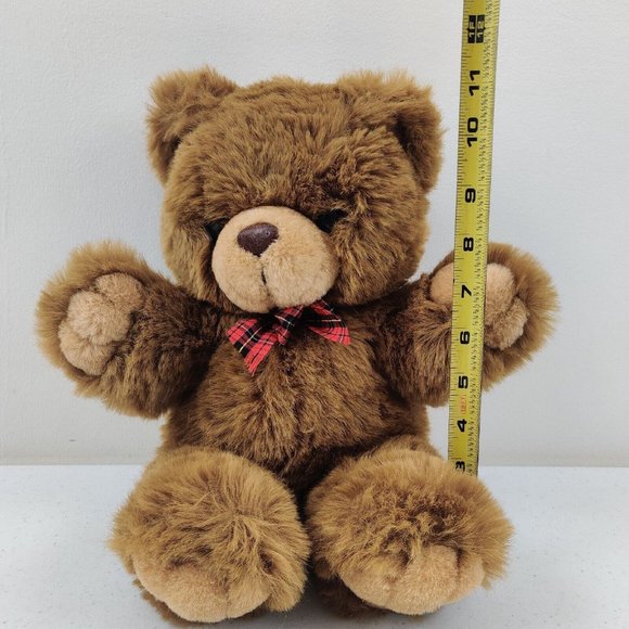 A & B Novelty Teddy Bear 1982 Light Brown Plush Stuffed Animal Vintage - Picture 12 of 12